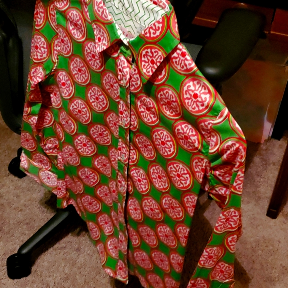 Collared colorful shirt